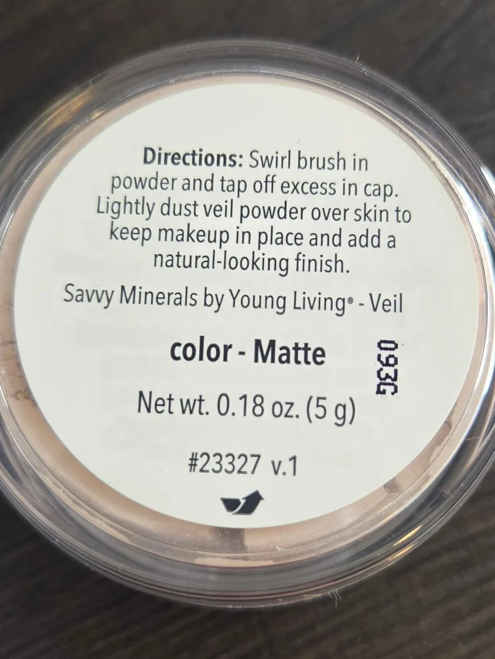 🕯NEW Savvy Minerals by Young Living Veil Matte Finishing Powder 5g